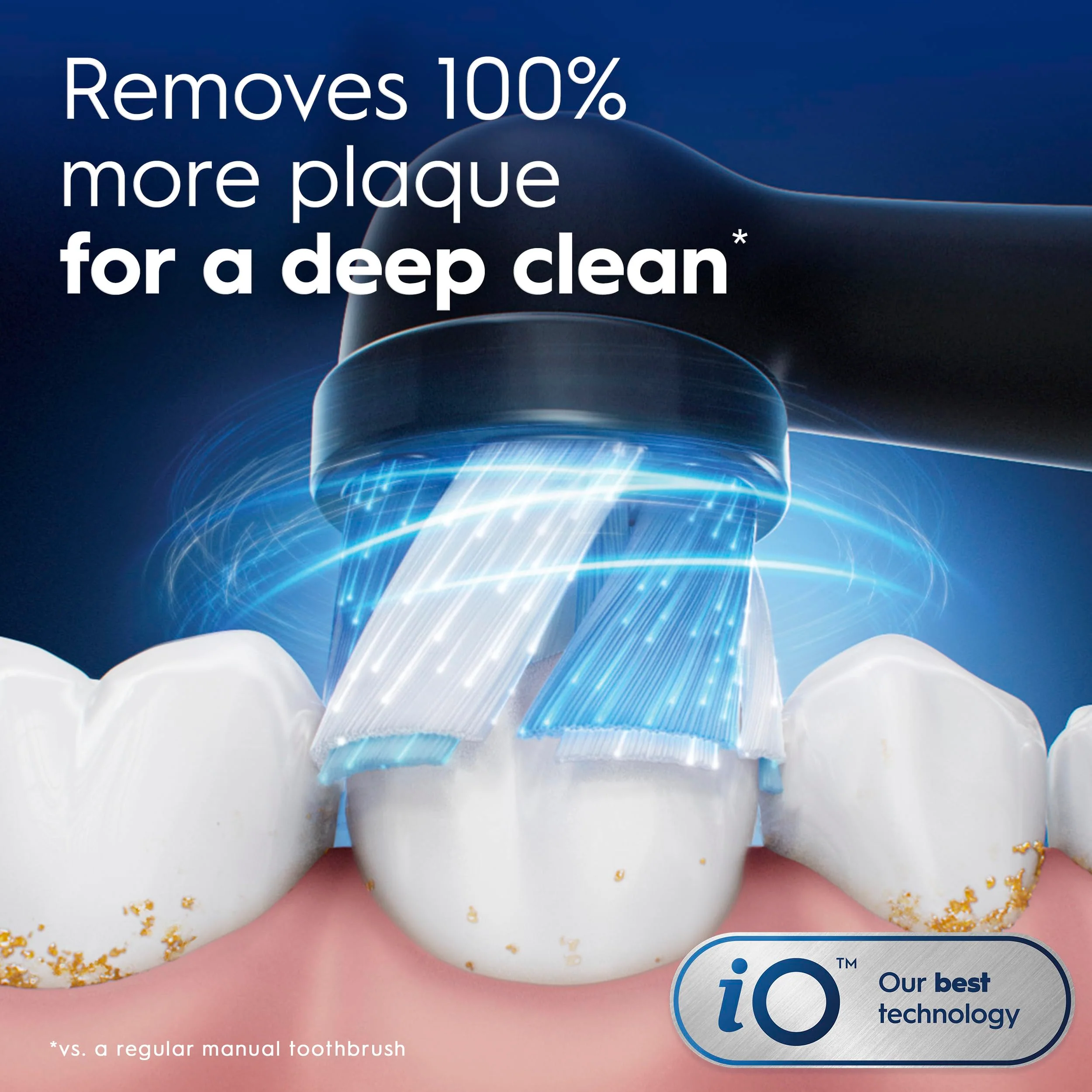 Oral-B iO Ultimate Clean Replacement Brush Heads, 5 Count, 4 Ultimate Clean + 1 Gum & Sensitive Black - Image 10