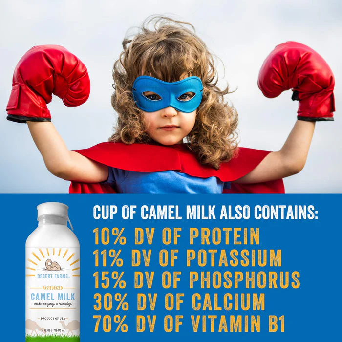 DESERT FARMS Organic Fresh Frozen Camel Milk - Fresh Flavor with Health Benefits - Pure & Natural Grade A -Allergen Free Milk from Healthy Camels in Midwest - Made In The USA [6 Pack] - Image 8