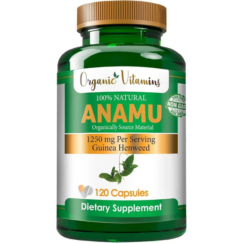 Organic Vitamins Anamu 1250mg 100% Organically Grown 120 Capsules Petiveria Allicea - Image 5