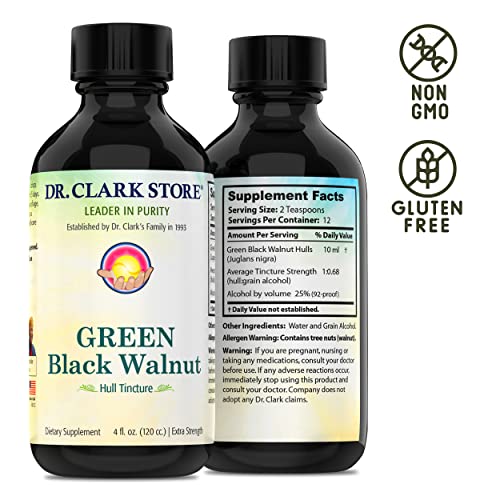 Original Green Black Walnut Hull Tincture (Extra Strength) by Dr. Hulda Clark, 4 oz - Image 5