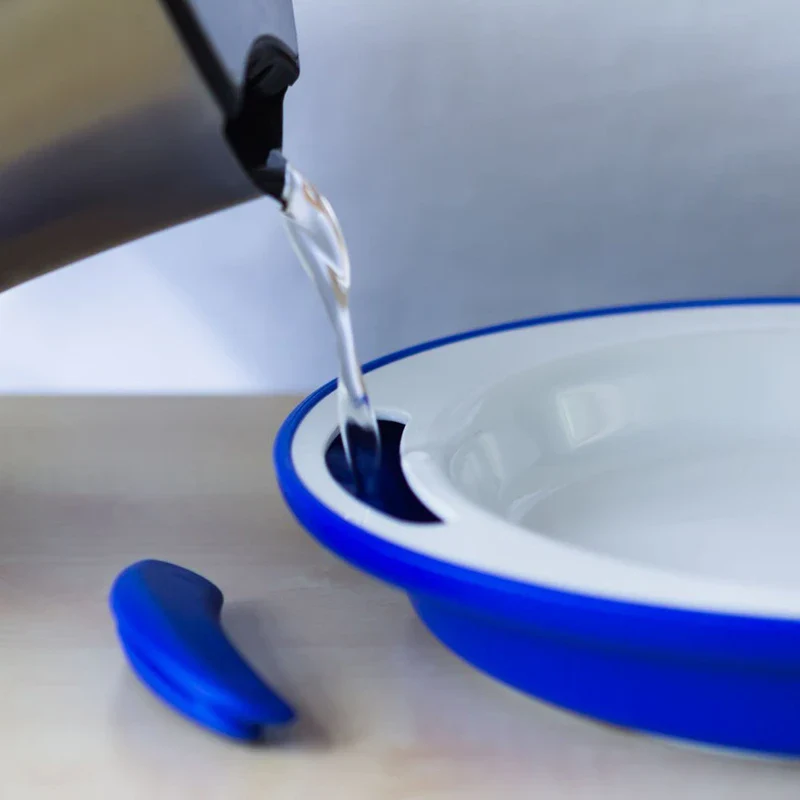 Ornamin Keep Warm Plate, Blue - Image 3