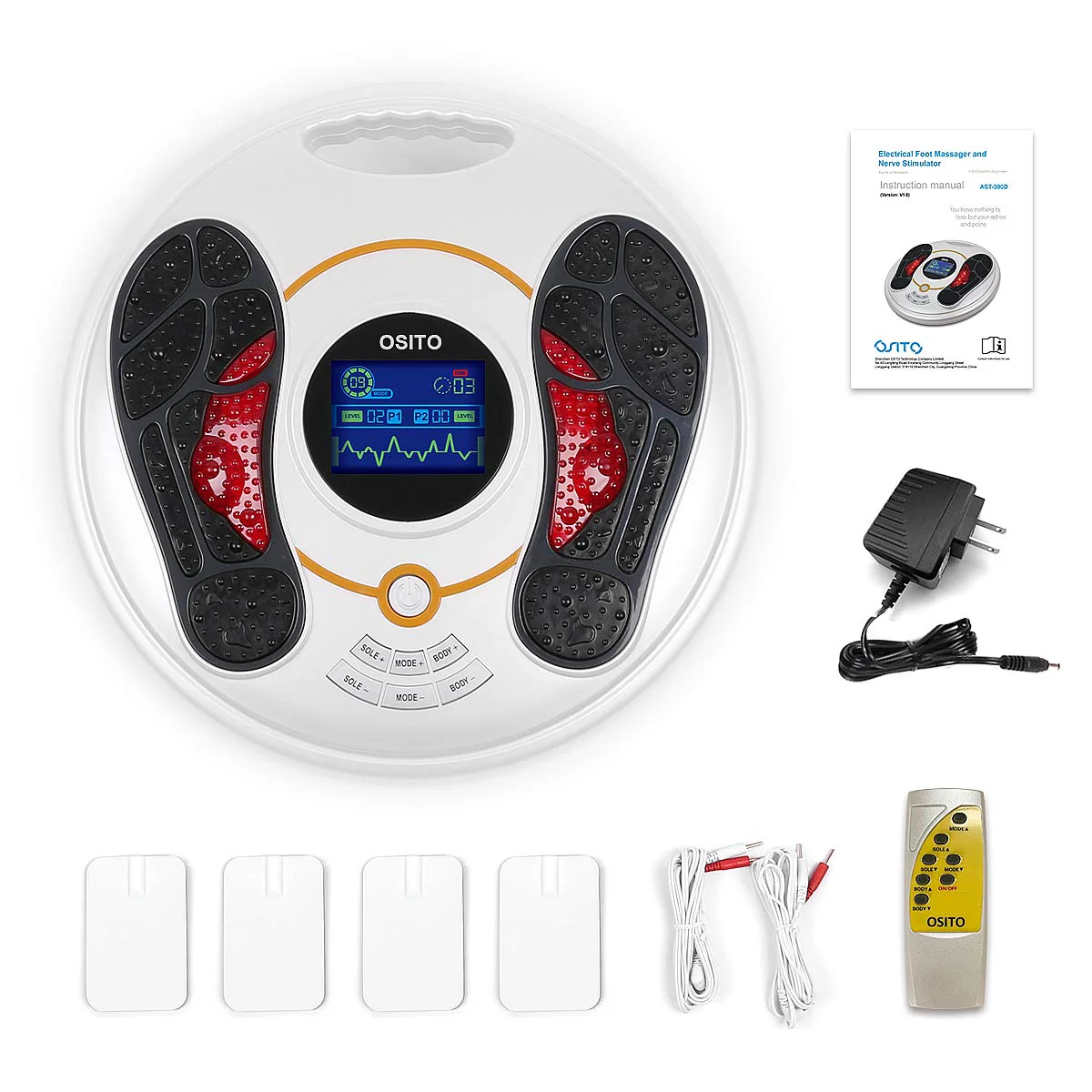OSITO EMS Foot Circulation Device- FSA HSA Store Eligible, Foot & Leg Massager Stimulator-Reducing Legs, Feet Aches and Pains with Increased Circulation - Image 2