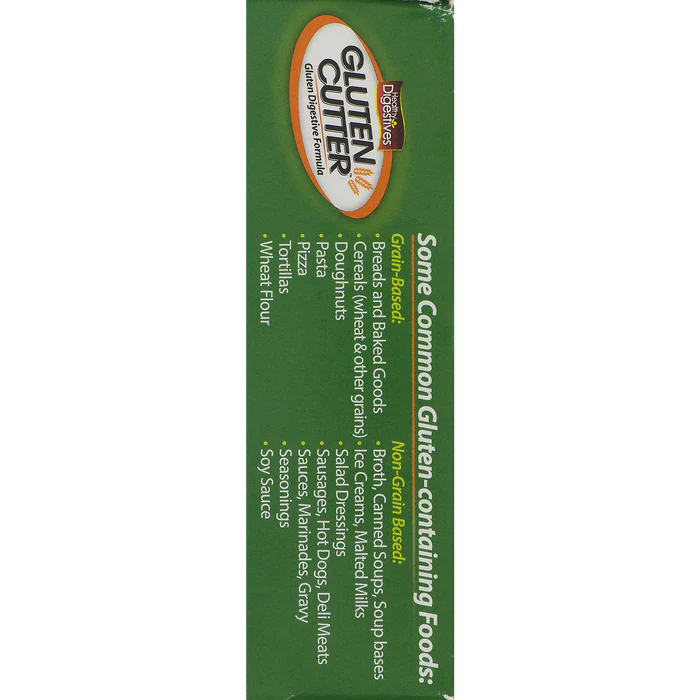 GLUTEN CUTTER Healthy Digestives Gluten Cutter, Dietary Supplement, 30 Capsules Each (Pack of 3) - Image 7
