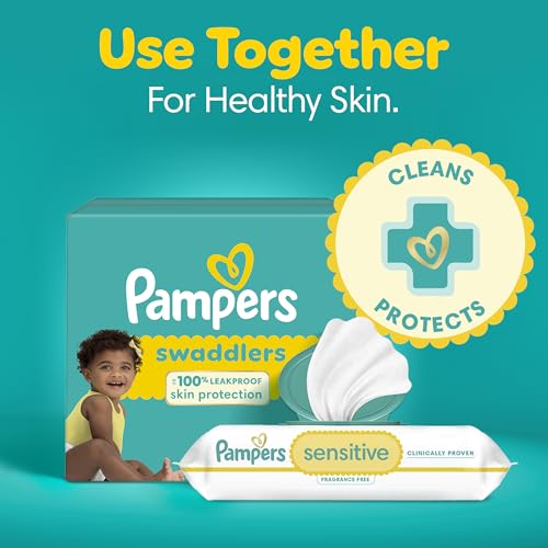 Pampers Baby Diapers - Swaddlers - Size 4, 66 Count, Ultra Absorbent Disposable Infant Diaper - Image 72