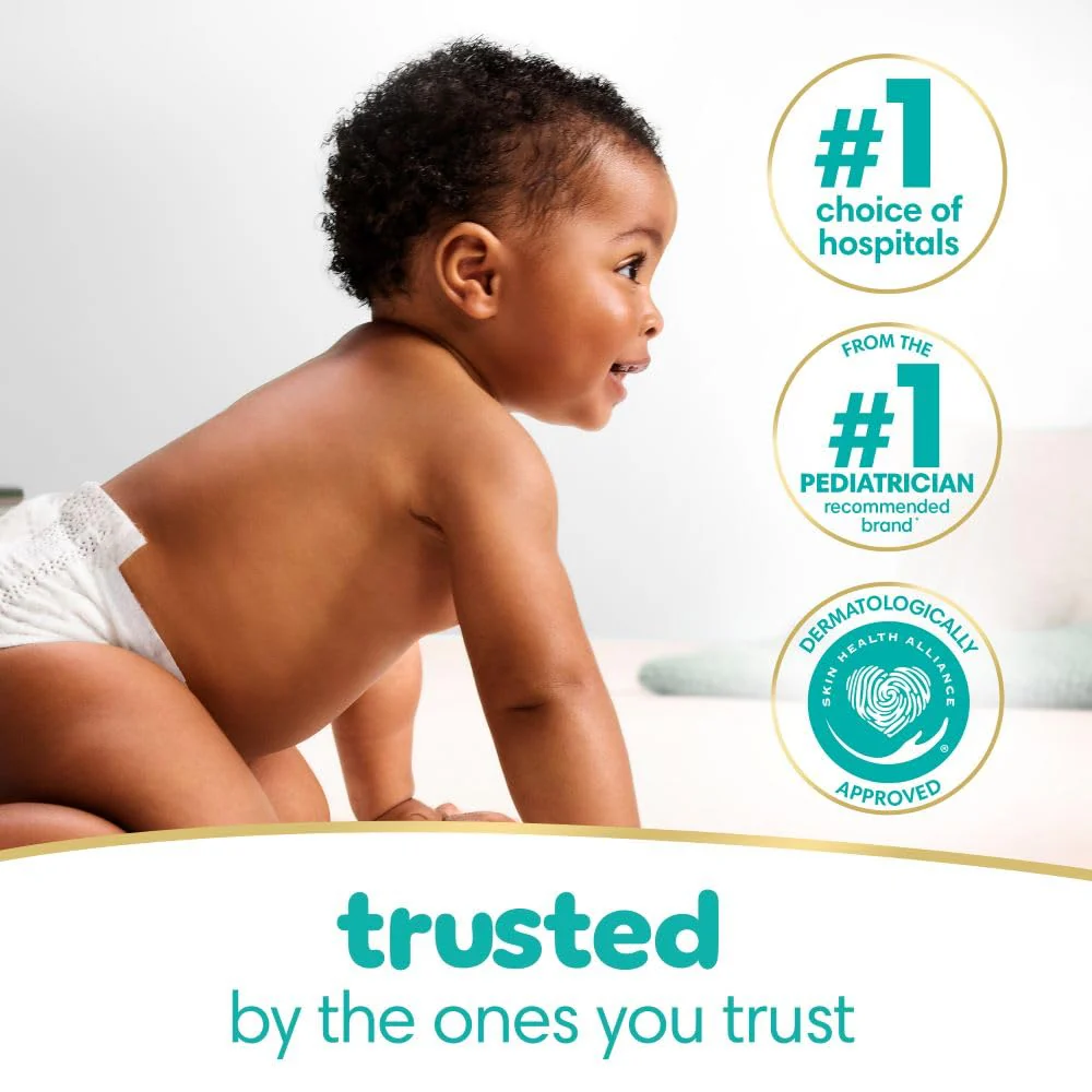 Pampers Baby Wipes, Sensitive, Water Based Wipe, Clinically Proven, Hypoallergenic, and Unscented for Babies, 1008 Wipes Total (12 Flip-Top Packs) - Image 65