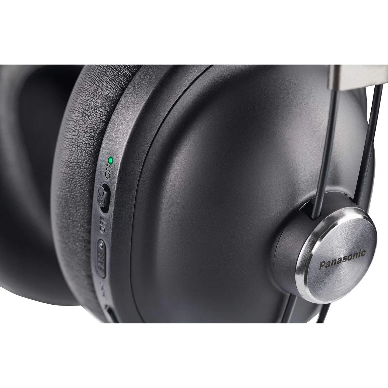 Panasonic RP-HTX90NE-K Wireless Overhead Bluetooth, Noise Cancelling Headphones with Microphone and Smart Voice Control, Retro Look and Comfortable Design Includes Detachable Cable - Black - Image 2