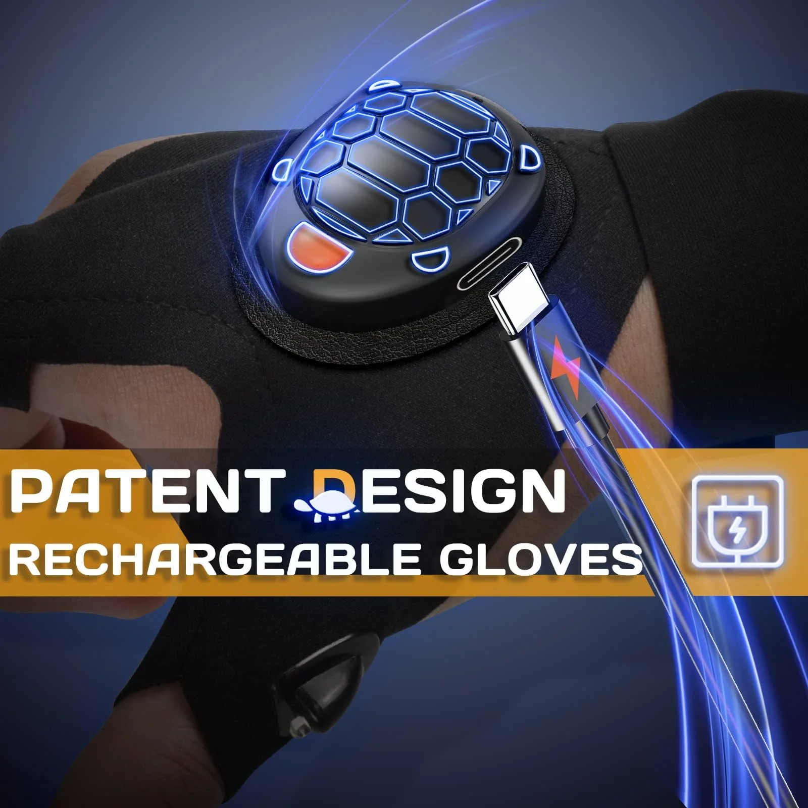 PARIGO Flashlight Gloves for Men Rechargeable (1 Pair) Stocking Stuffers for Men Dad Him Husband Teen Boys, Christmas Birthday Gifts Cool Gadgets Led Gloves for Fishing Camping Repairing - Image 7