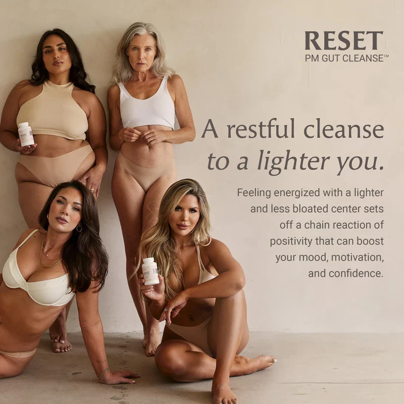Paulina FITNESS Reset Overnight Digestive Aid, Bloating Relief, & Gut Health Supplement | Natural Detox & Digestive Cleanse to Support Weight Management and Relieve Constipation | 90 Capsules - Image 6
