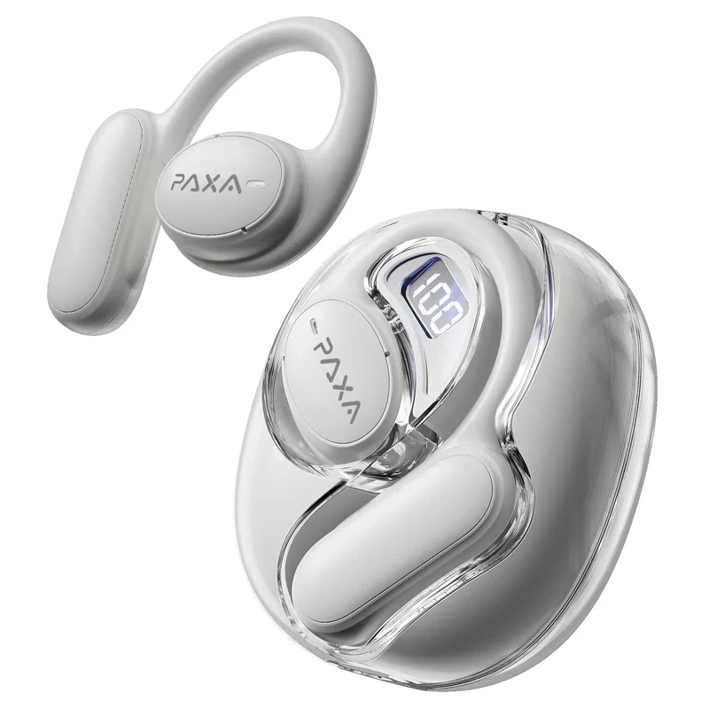 PAXA PAXA AI Translation Earbuds Real Time 3-in-1 Language Translator Earbuds 145 Languages & Accents Bluetooth 5.4 Translating Earbuds HD Sound Audifonos Traductores Ingls Espa?ol, OpenAir5 White