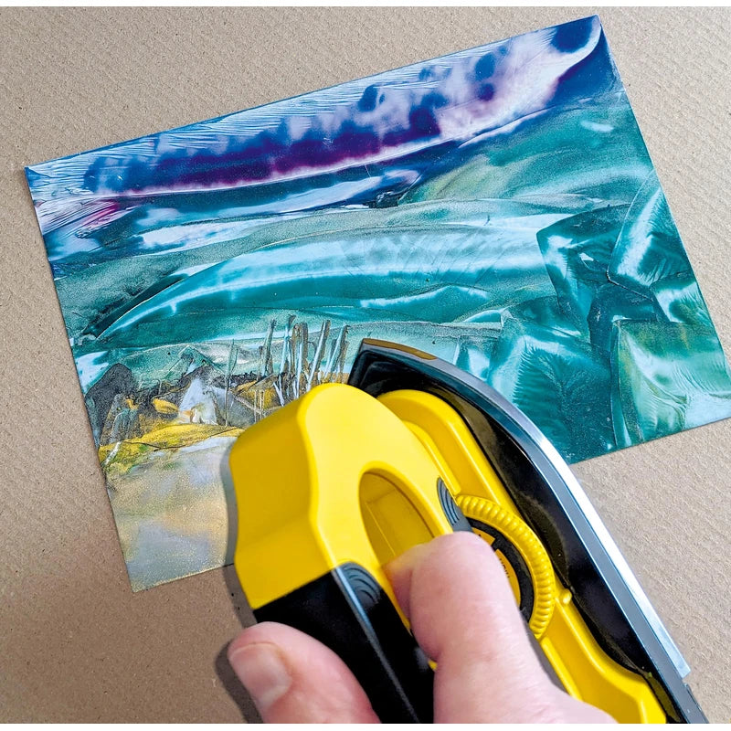 Pebaro 0273 Encaustic Iron for Wax Painting, Yellow, 22 x 6 x 16 cm - Image 4