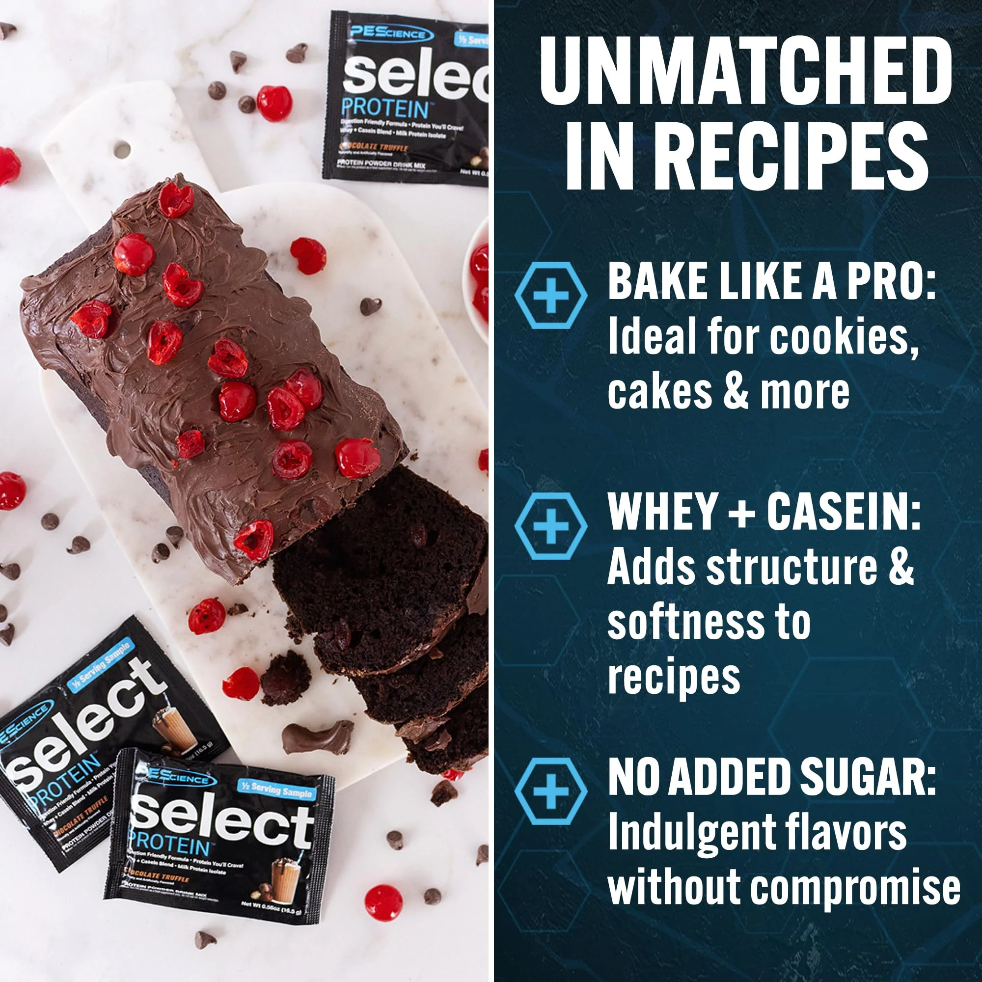 PEScience Select Protein Powder, Whey and Casein Blend, Clean Protein Powder for Women and Men, Low Calorie, Low Carb, Keto Friendly, Gluten Free, Chocolate Truffle, 27 Servings - Image 6