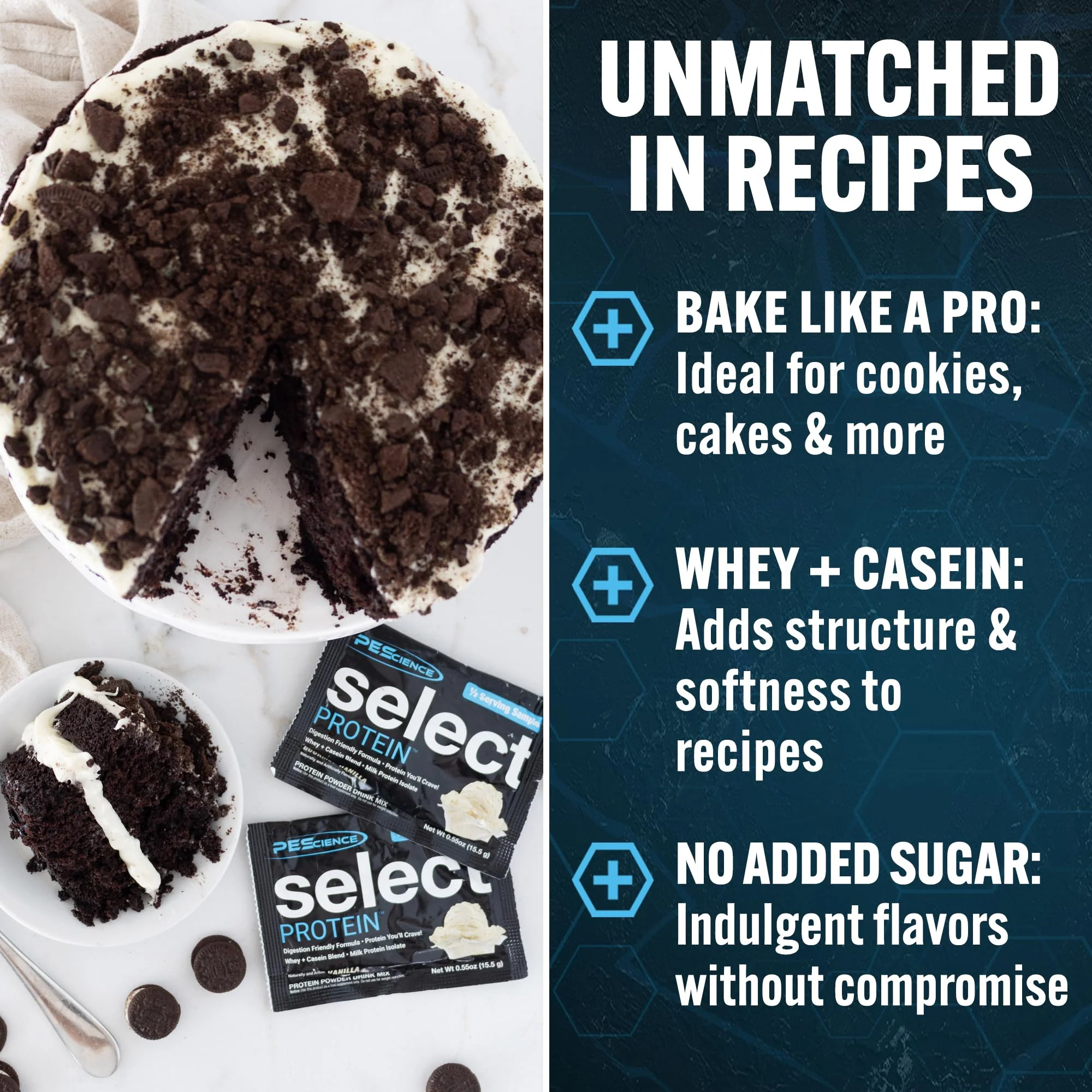 PEScience Select Protein Powder, Whey and Casein Blend, Clean Protein Powder for Women and Men, Low Calorie, Low Carb, Keto Friendly, Gluten Free, Gourmet Vanilla, 27 Servings - Image 6