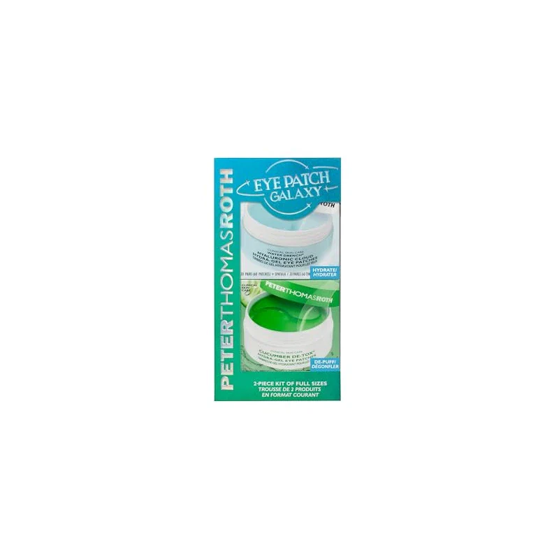 Peter Thomas Roth Eye Patch Galaxy Set - Moisturising Hydra Gel Eye Pads - Cucumber De-Tox & Hyaluronic Cloud - Reduces Dark Circles, Puffiness & Wrinkles - 2 Piece Full Size Set - Image 2