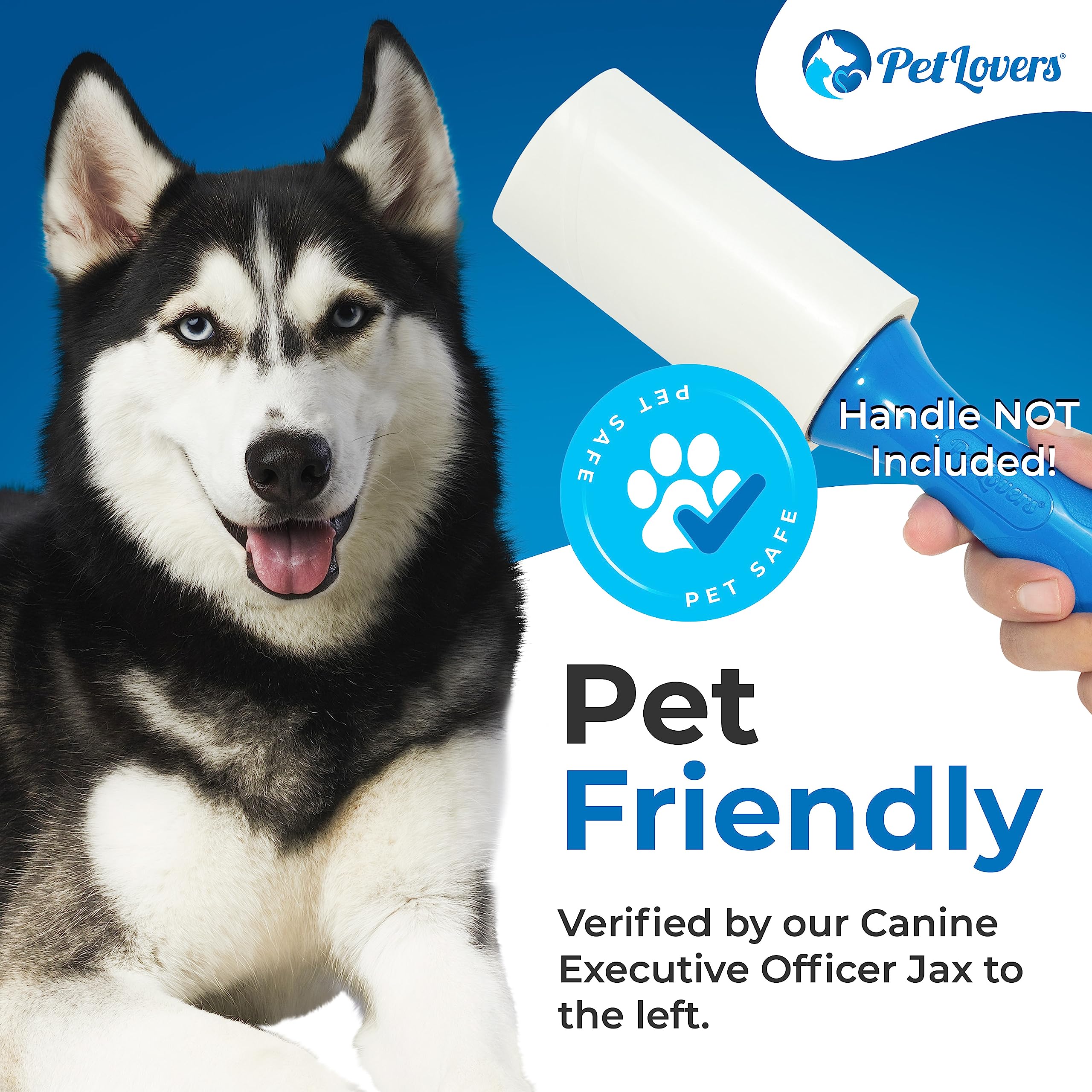 PetLovers Extra Sticky Lint Roller 6 Pack of Refills Only - No Handle Included - 90 Sheets Per Refill 540 Sheets Total - Image 4