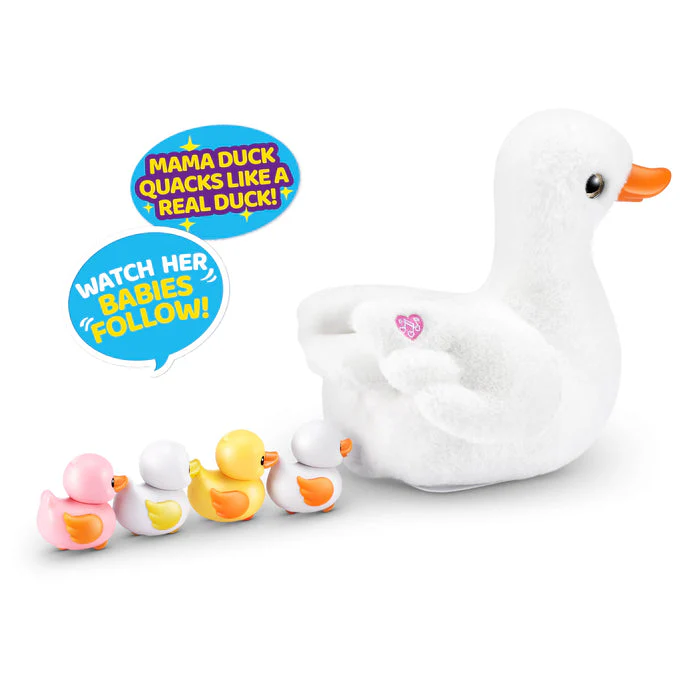 Pets Alive Mama Duck Surprise by ZURU, 4 Surprise Eggs, Baby Ducklings, 10+ Sounds, Walking Toy, Interactive Girls Toy, Ages 3+ - Image 2