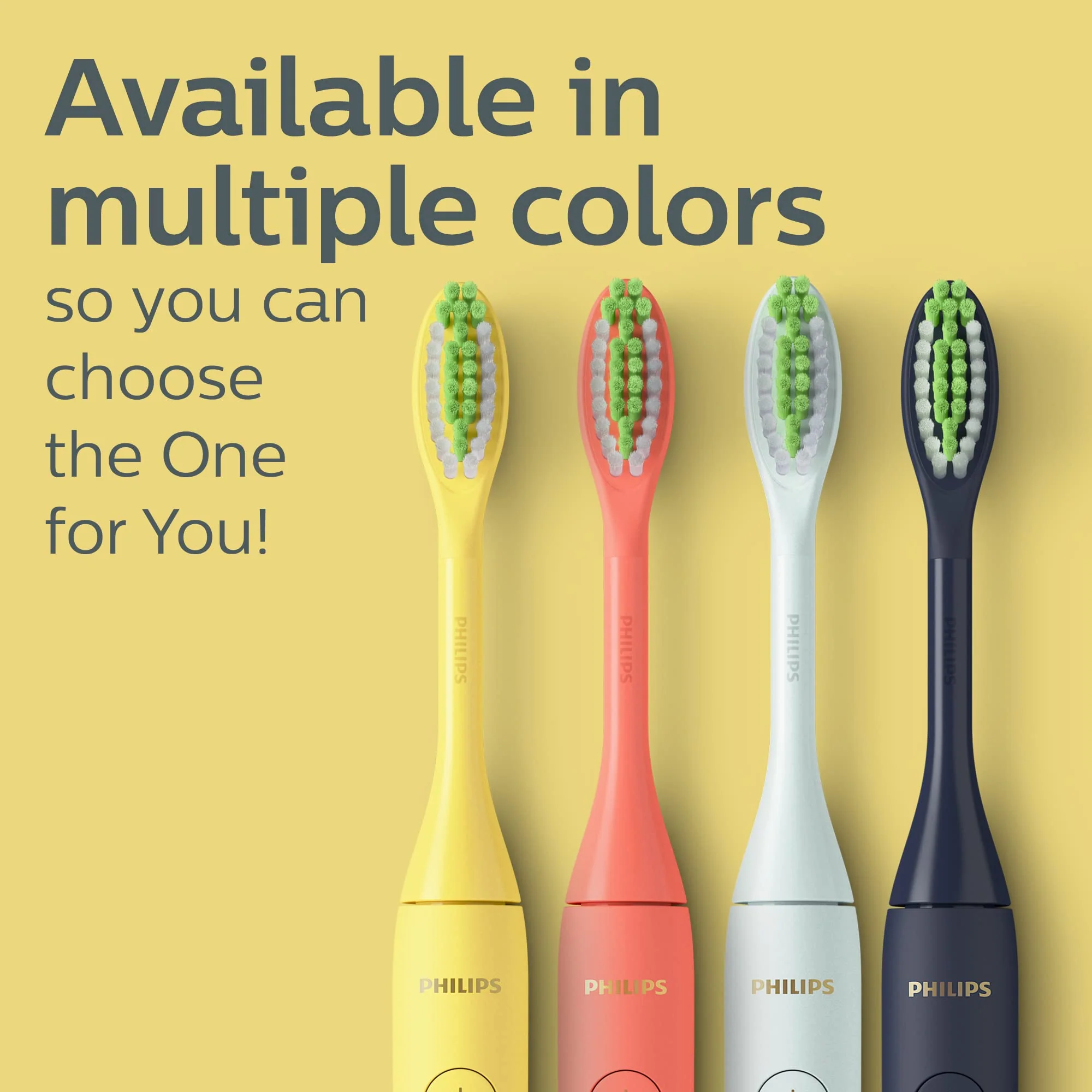 Philips Sonicare Battery Toothbrush, Mango Yellow, HY1100/02 - Image 13