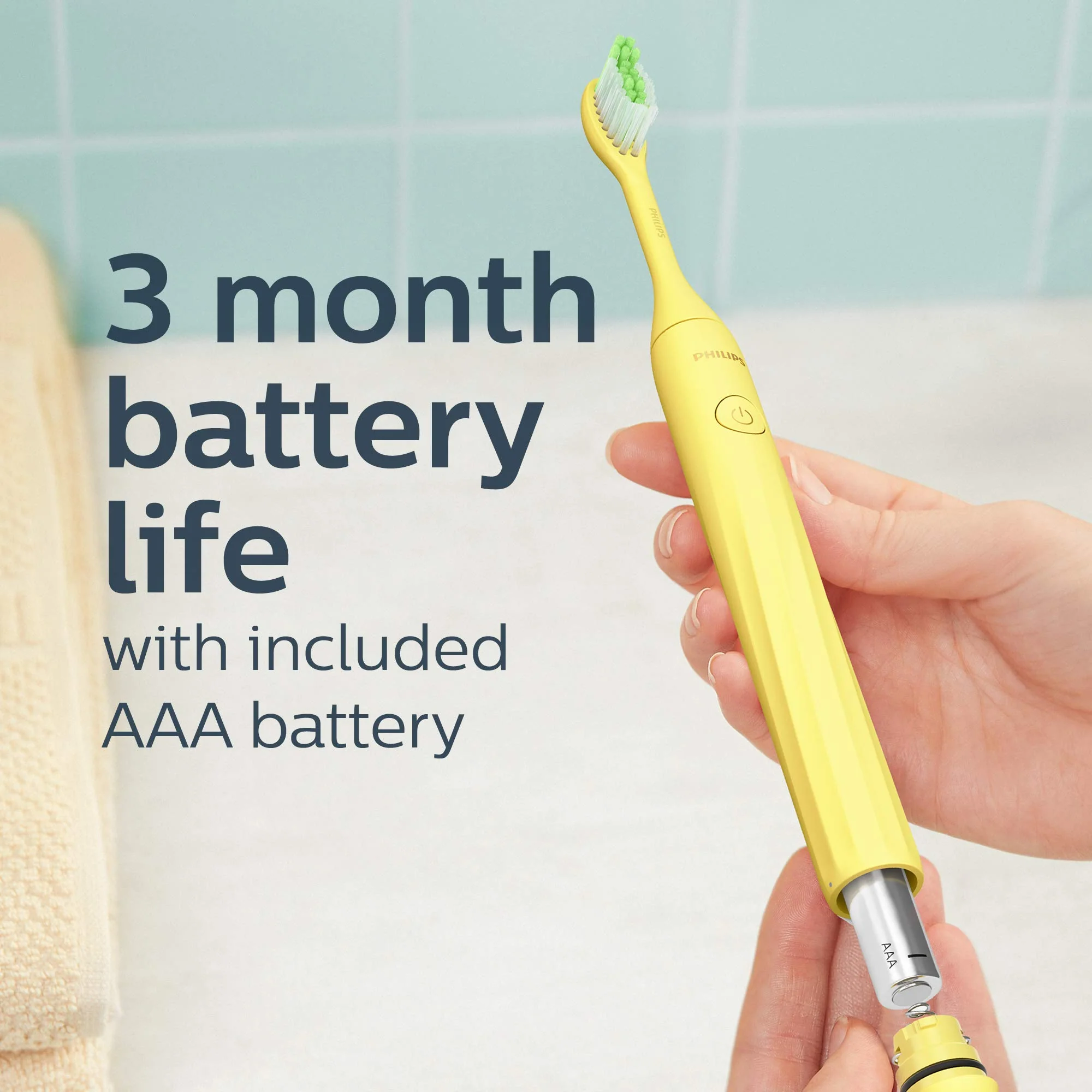 Philips Sonicare Battery Toothbrush, Mango Yellow, HY1100/02 - Image 16
