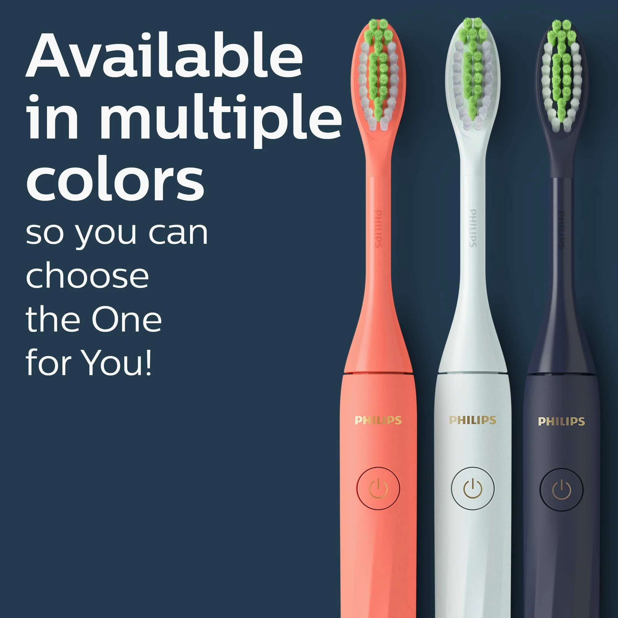 Philips Sonicare Battery Toothbrush, Midnight Blue, HY1100/04 - Image 3