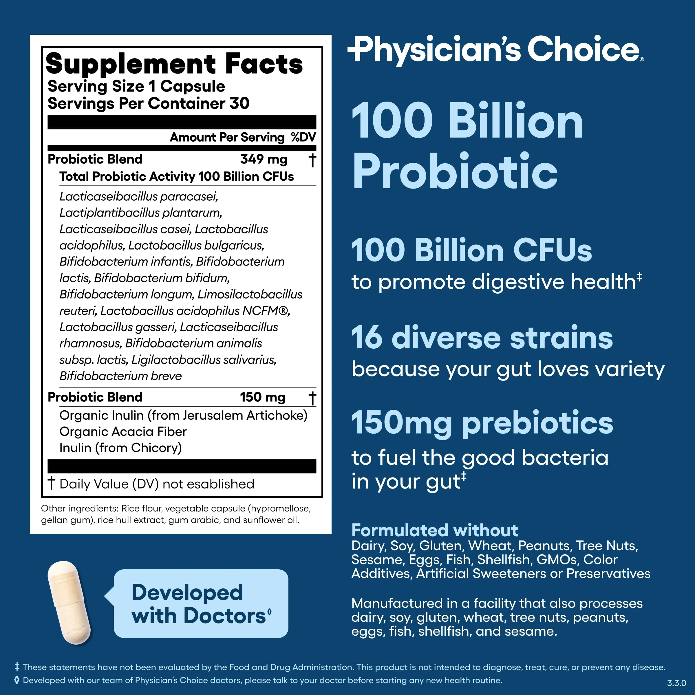 Physician's CHOICE 100 Billion + Digestive Enzyme 60ct Bundle - Advanced Gut Health Support - Image 6