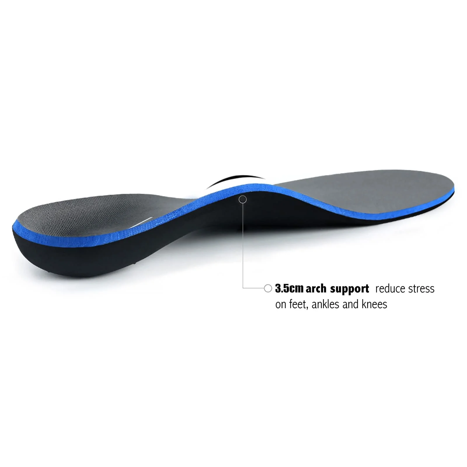 Plantar Fasciitis Feet Insoles Arch Supports Orthotics Inserts Relieve Flat Feet, High Arch (Mens 13-13 1/2) - Image 4