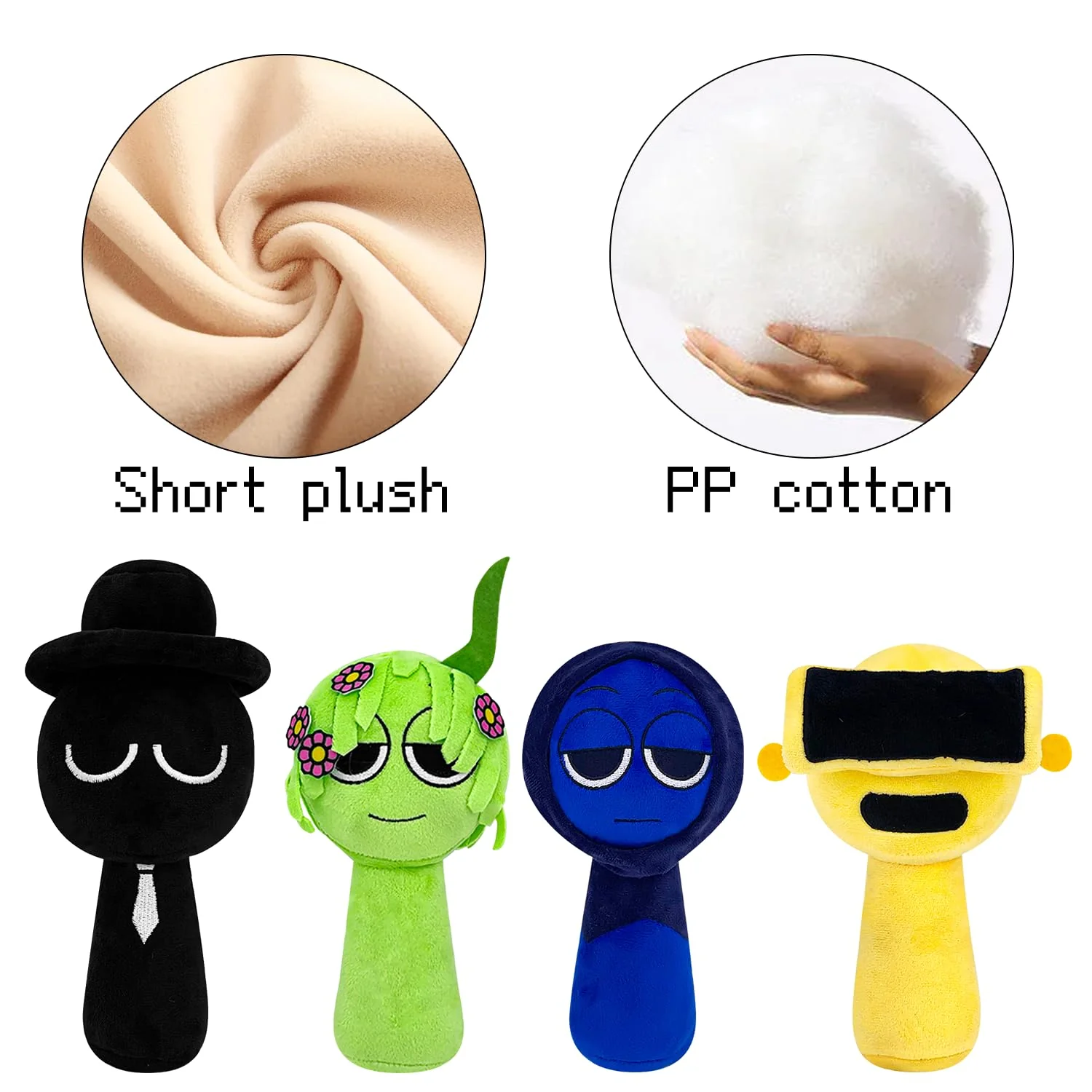 Plush Toys, Horror Games Plushies Toy for Fans, Soft Stuffed Animal Pillow Figure Doll Christmas Birthday Gifts for Adult Kids (10 Pcs) - Image 4