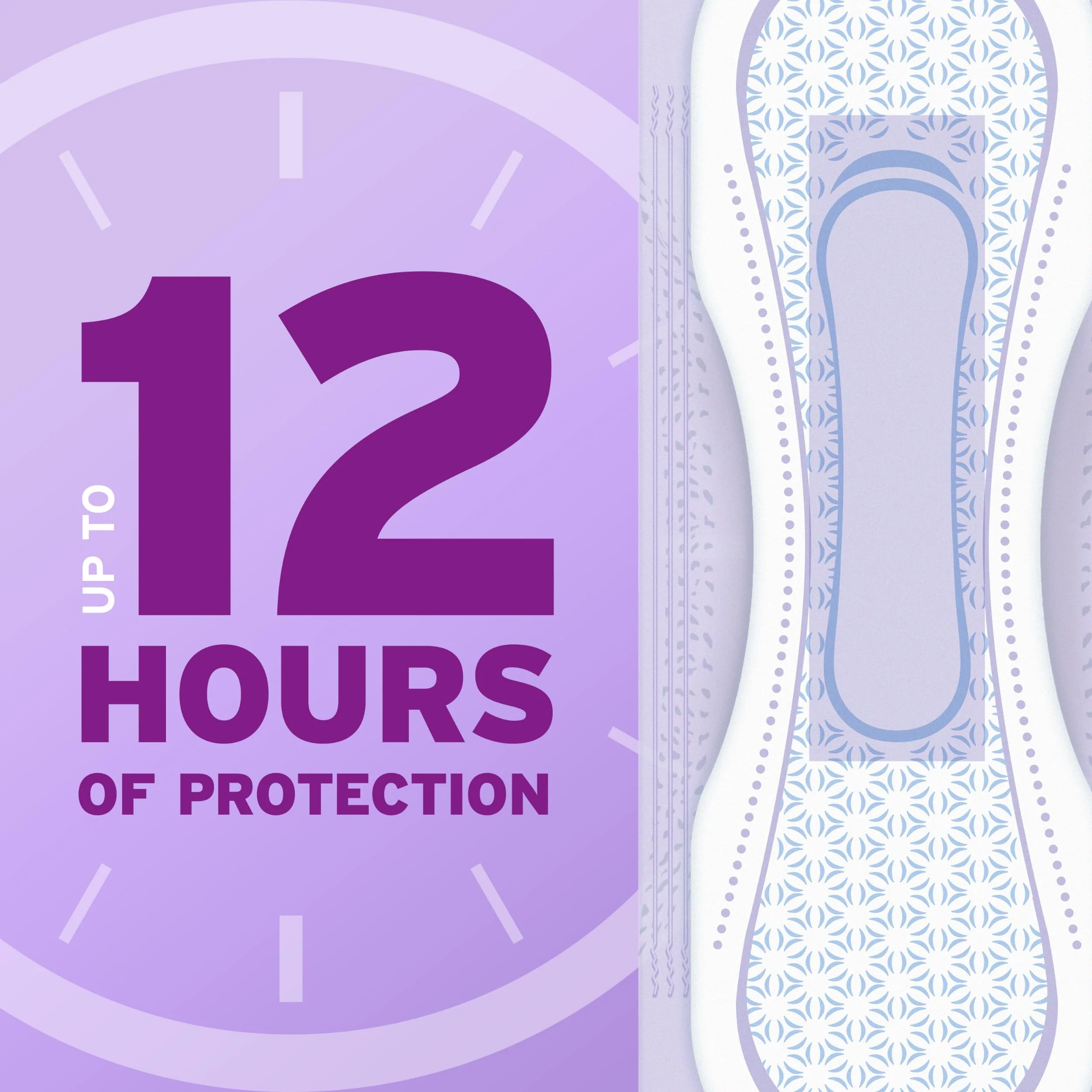 Poise Incontinence & Postpartum Pads for Bladder Leaks, 7 Drop Ultra Absorbency, Long Length, 78 Count, Packaging May Vary - Image 3