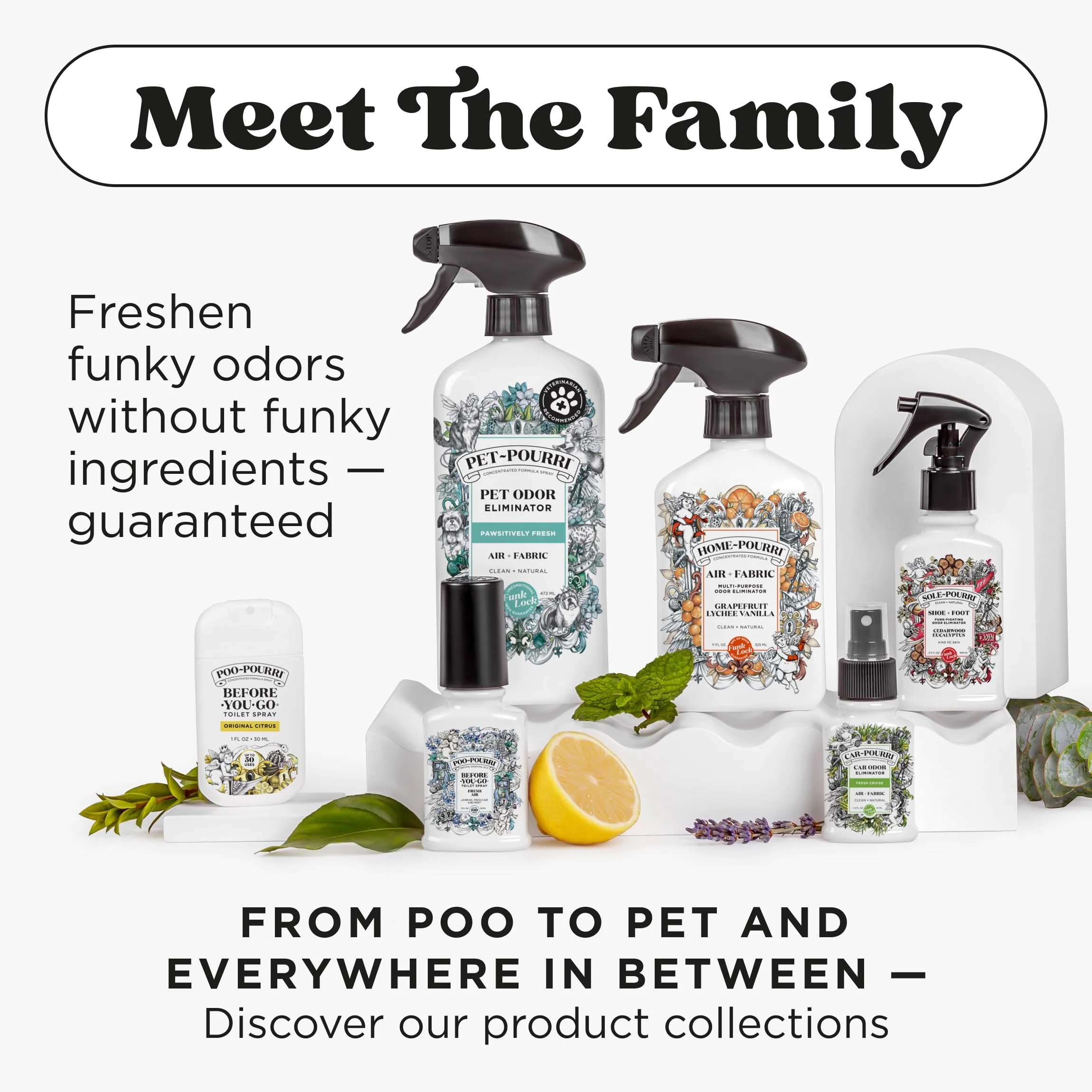 Poo-Pourri Before-You-Go 8oz Air & Toilet Freshener Lavender Vanilla Spray – Instantly Works to Trap Bathroom Odor – Plant Based Ingredients & Essential Oils – with Lavender, Vanilla & Citrus - Image 2