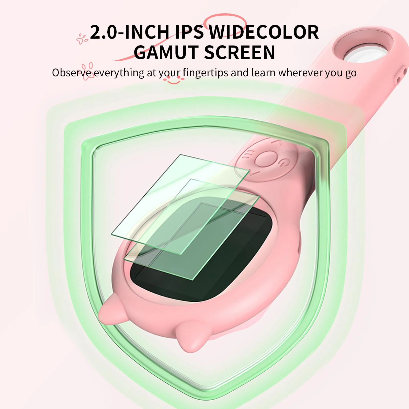 Portable Handheld Mini Digital Microscope for Kids - Educational Science Toys, Christmas & Birthday Gifts for Age 5 6 7 8 9 10 11 12 Girls & Boys (Pink) - Image 7
