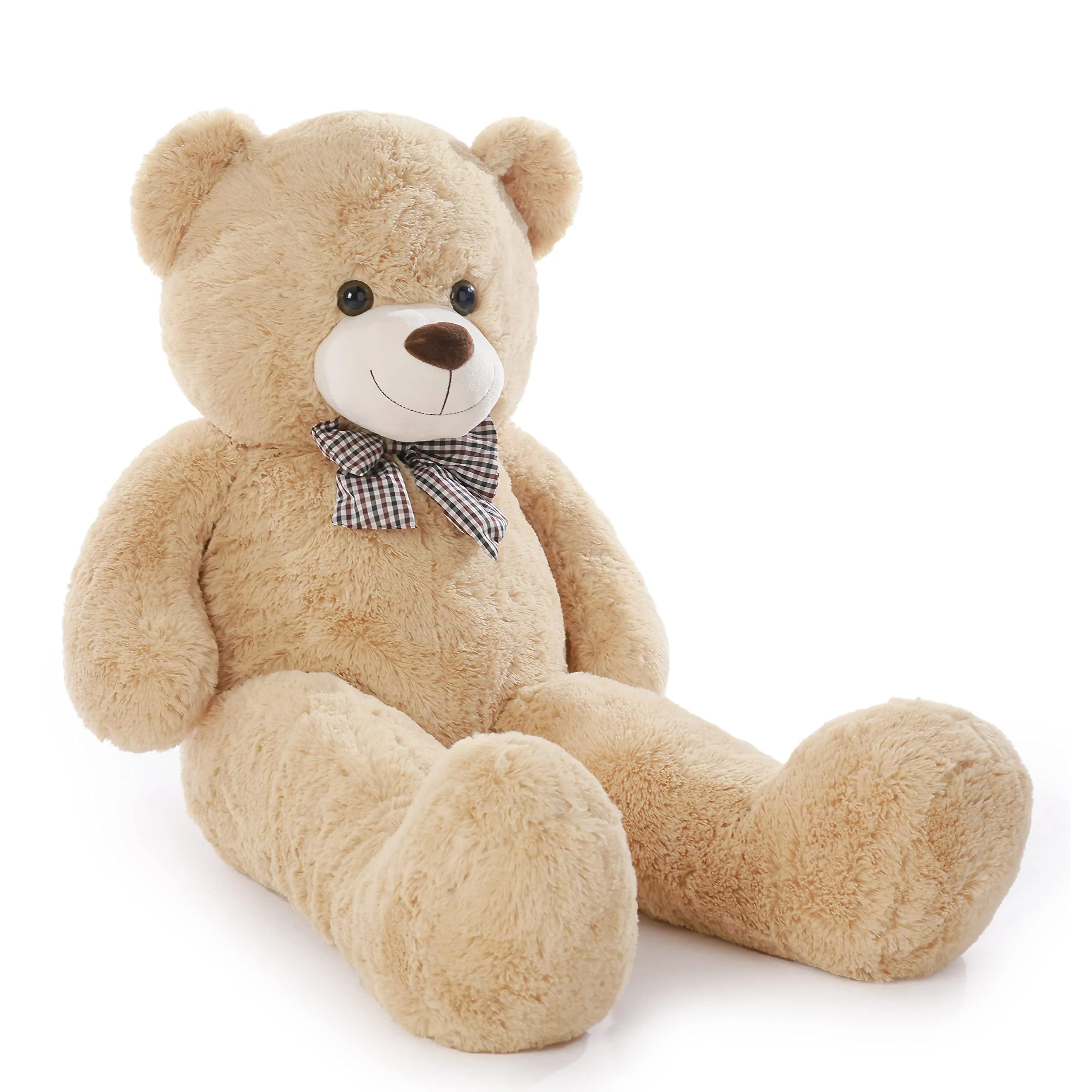 Poutmac 47 inch Giant Teddy Bear Stuffed Animal Brown Big Plush Teddy Bear Valentine's Gift for Girlfriend Soft Stuffed Bear Animals for Christmas,Birthday,Mother's Day - Image 3