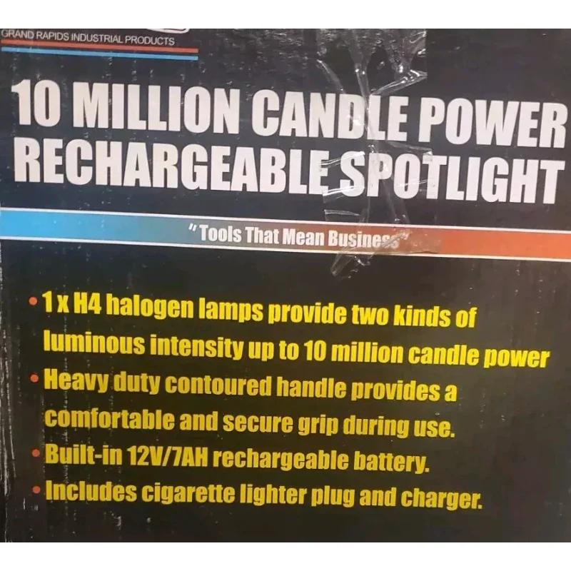 Power 10 million candle power Rechargeable spotlight Flashlight Lantern - Image 2