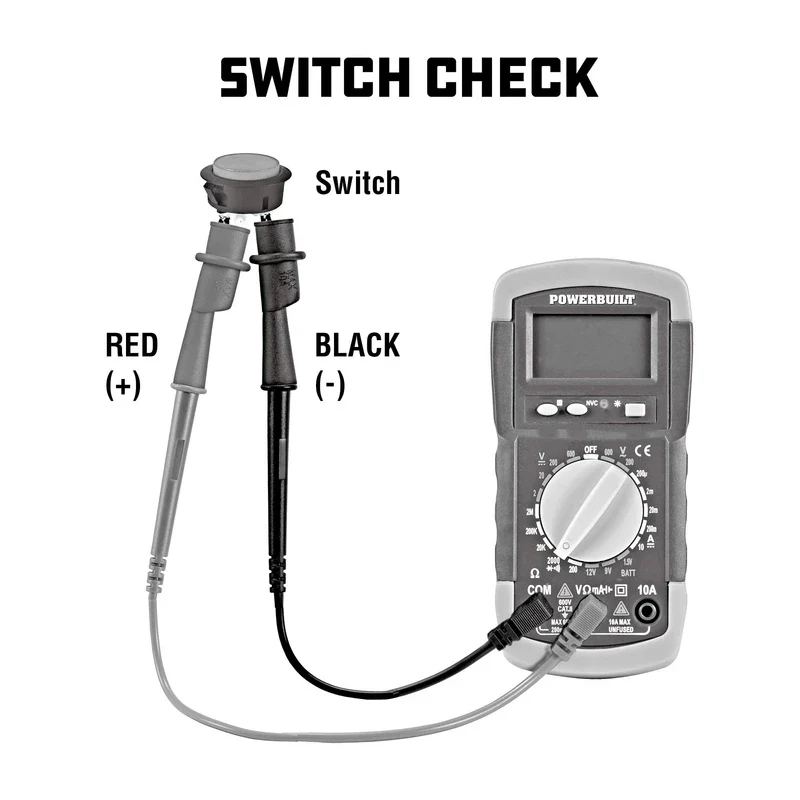 Powerbuilt Fuel System Diagnostic Kit, Pressure Test Gauge, Electrical System Issues, Adapters, Test Leads, Multimeter, Storage Case - 647959 - Image 6