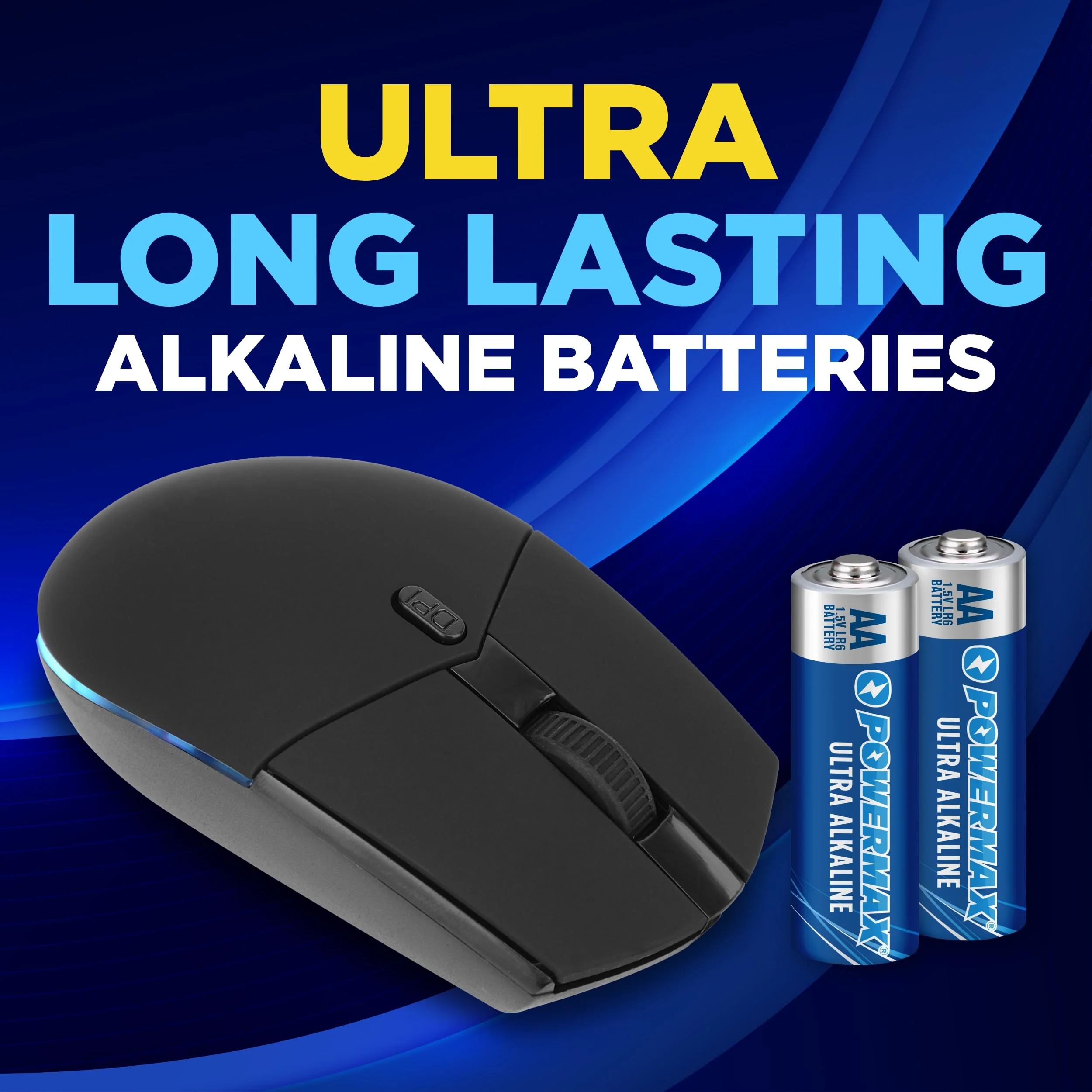 Powermax 60-Count Double AA Batteries, Ultra Long Lasting Alkaline Battery for Home and Office, 10-Year Shelf Life, Reclosable Packaging - Image 5