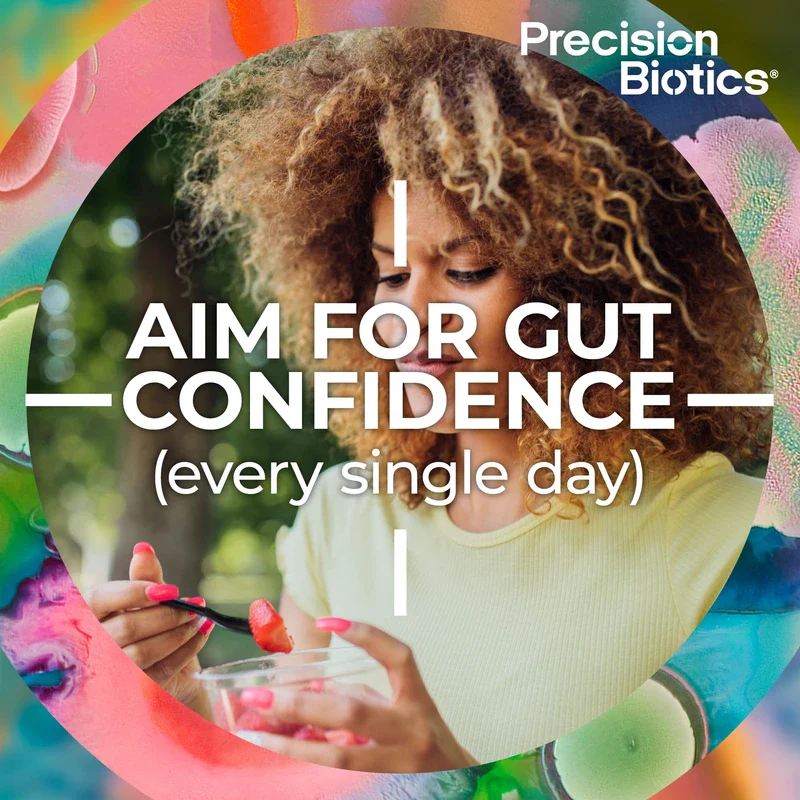PrecisionBiotics Alflorex Original - Daily Gut Health Probiotics Supplement with Unique Bifidobacterium Longum Bacteria Strain 35624 - Bacterial Cultures - 30 Capsules - Image 4