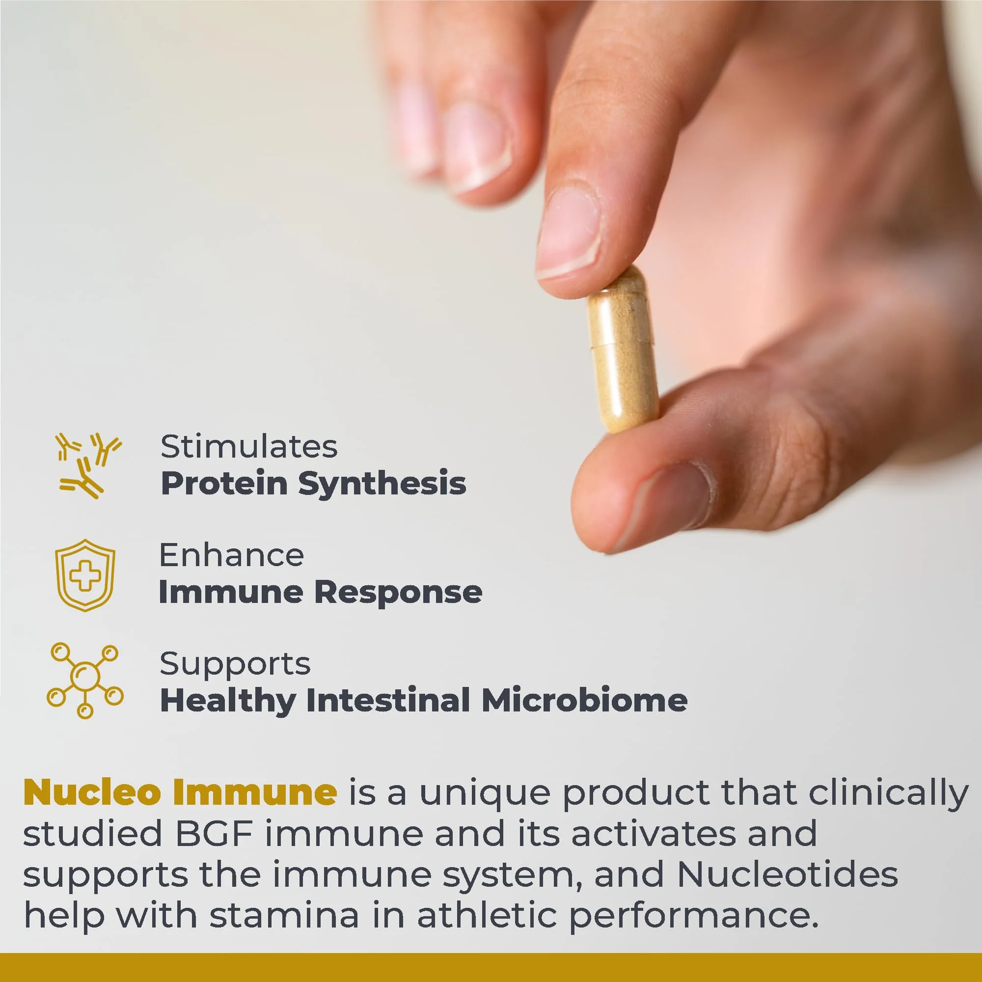 Premier Research Labs Nucleo Immune - Beta Glucan Supplements, Beta Glucans, Phytochemicals, Prickly Pear, Fiber, Immune Support - 90 Capsules - Image 4