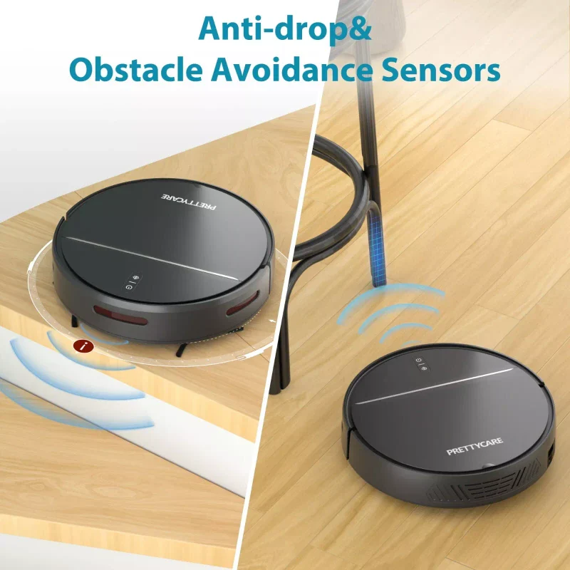 PrettyCare Robot Vacuum Cleaner Model C1 with 2800Pa Featured Carpet Boost - NEW - Image 4