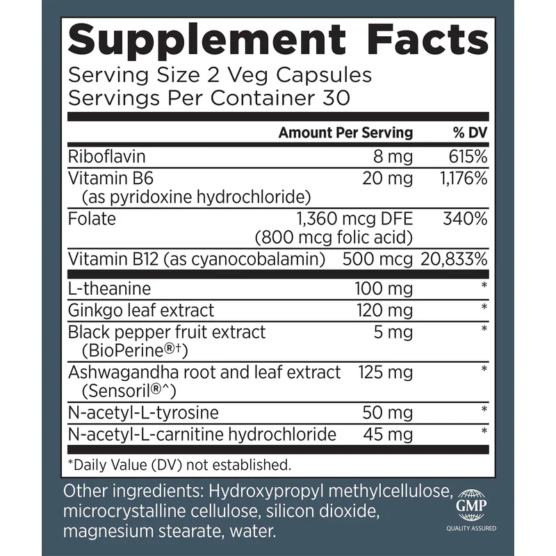 Primal Health CogniForce - Memory & Brain Health - Acetyl L-Carnitine Formula - Better Cognitive Performance - Clarity + Focus + Better Recall + Calm Thinking - Dietary Supplement - 60 Capsules - Image 2
