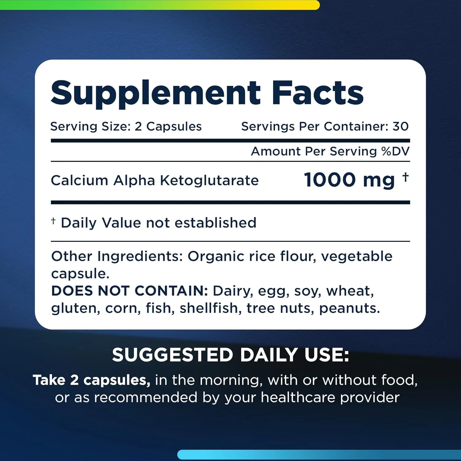 ProHealth, Ca AKG Supplement (Alpha Ketoglutarate) (1,000 mg per 2 Capsule Serving, 60 Capsules). Supports Cellular Energy, Metabolic Function and Healthy Aging Processes (3 Pack) - Image 3