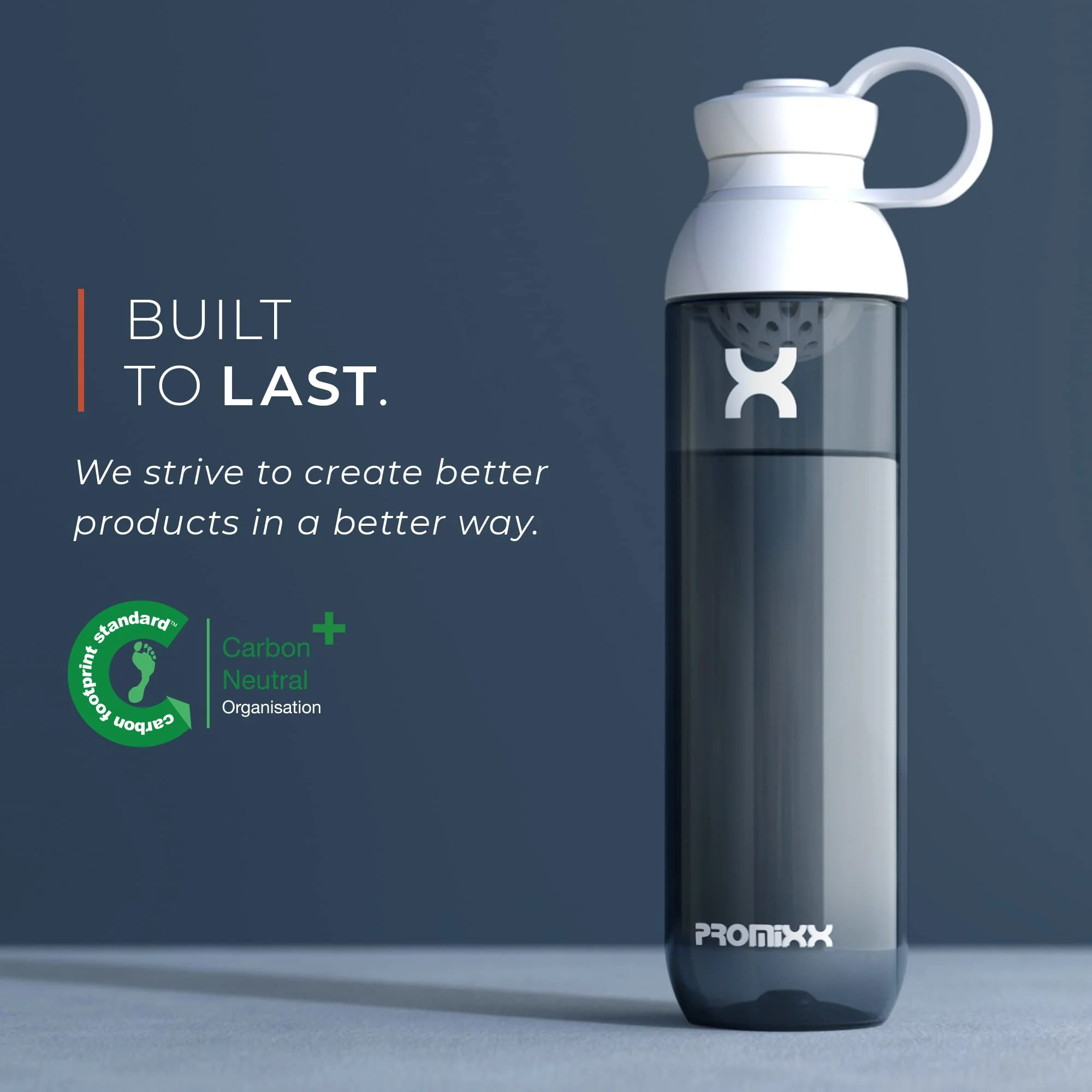 Promixx FORM Protein Shaker Bottle - A Premium for Shakes Infusions and Hydration Durable Gym Bottle, Leakproof Lid, Odorless 26oz (Graphite Gray), (PRO-P-S2-760SHAKER-GGCG) - Image 6