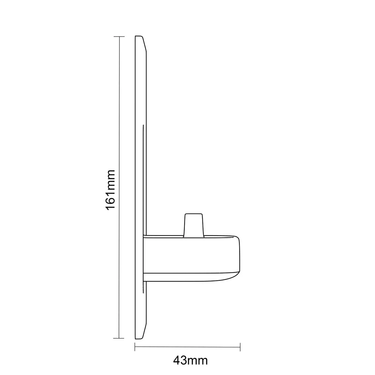 Proofvision Chargeur mural pour brosse à dents électrique Oral B/Braun Blanc - Image 2