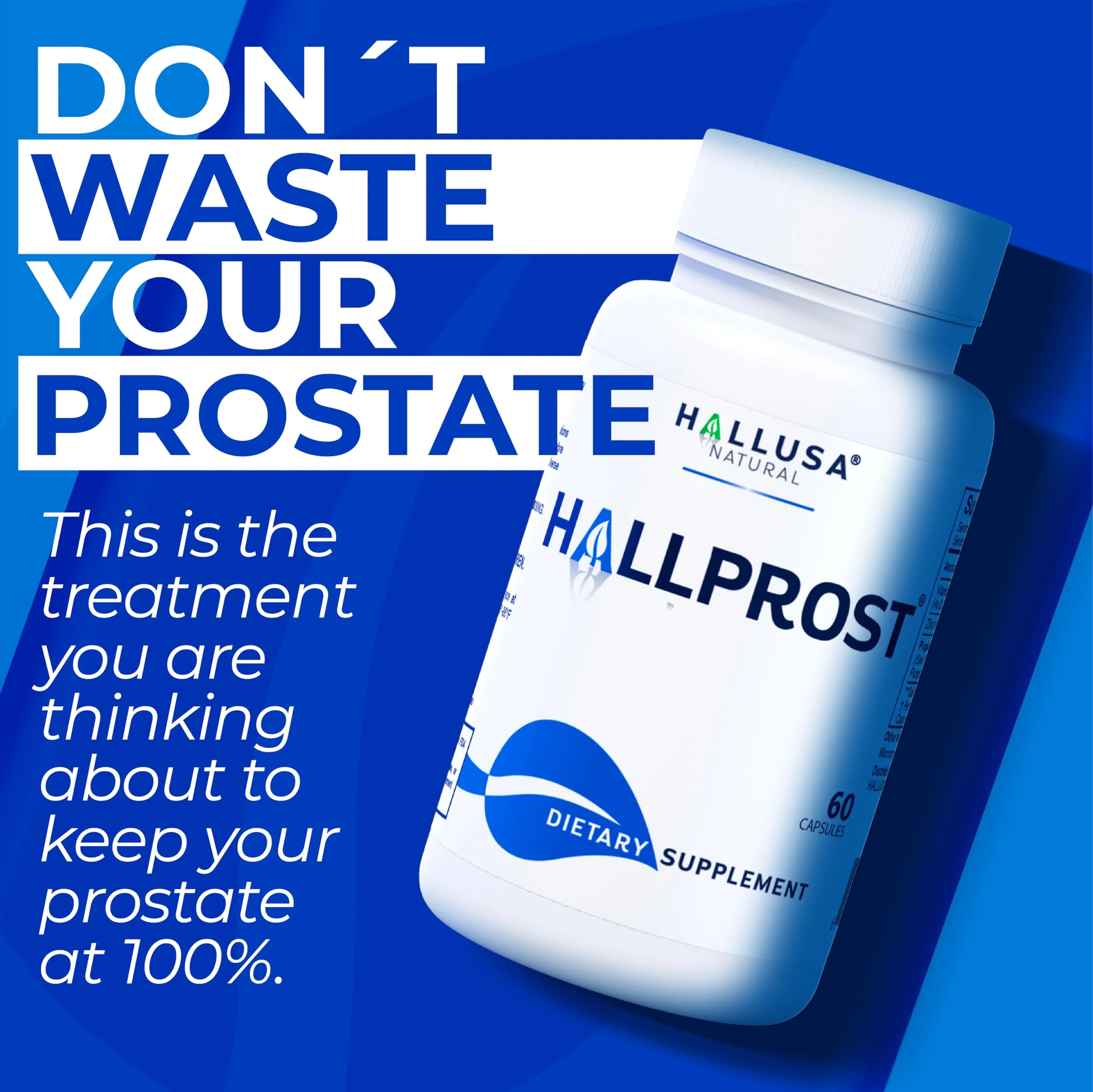 Próstata Inflamada - Prostatitis - Pastillas para la próstata - HALLPROST 60 CAPSULAS - Image 3