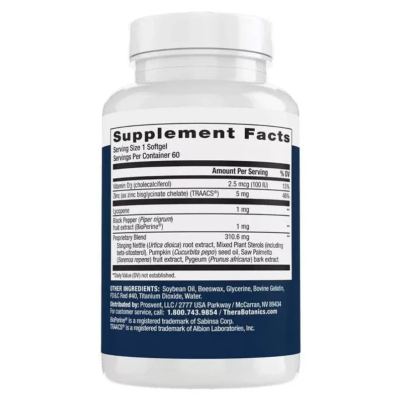 Prosvent Prostate Supplement for Men with Clinically Effective Beta Sitosterol - Image 2