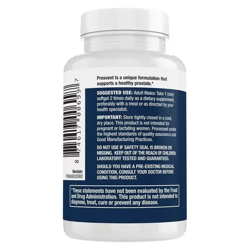 Prosvent Prostate Supplement for Men with Clinically Effective Beta Sitosterol - Image 3