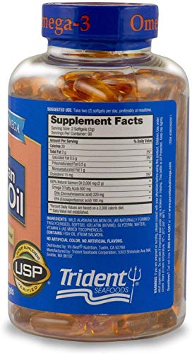 Pure Alaska Omega-3 Wild Alaskan Salmon Oil 1000mg Softgels 180-Count - Image 3