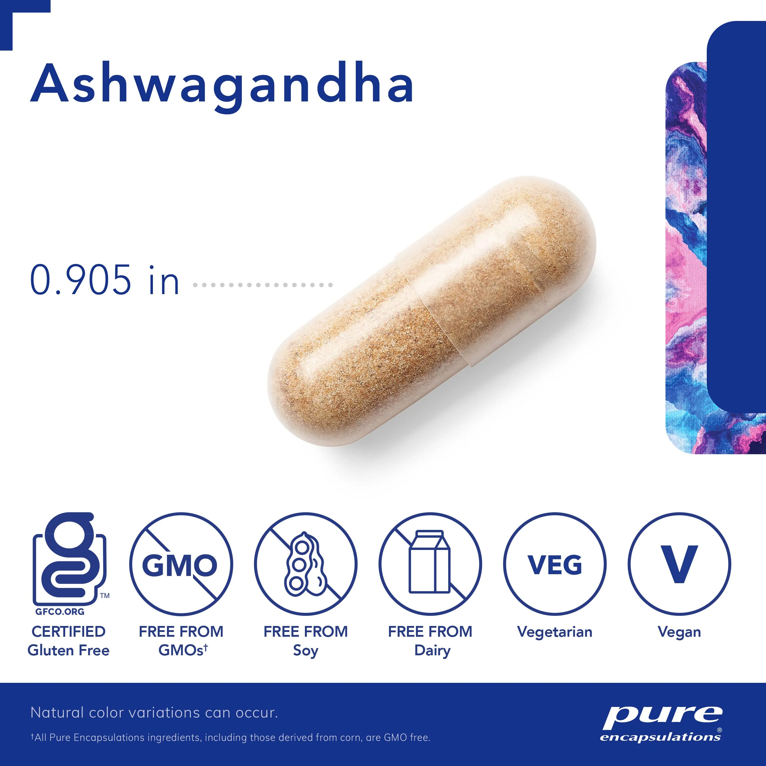 Pure Encapsulations Ashwagandha - 500 mg Ashwagandha Extract - Metabolism & Stress Support - Immune Support - GMO Free & Vegan - 120 Capsules - Image 7