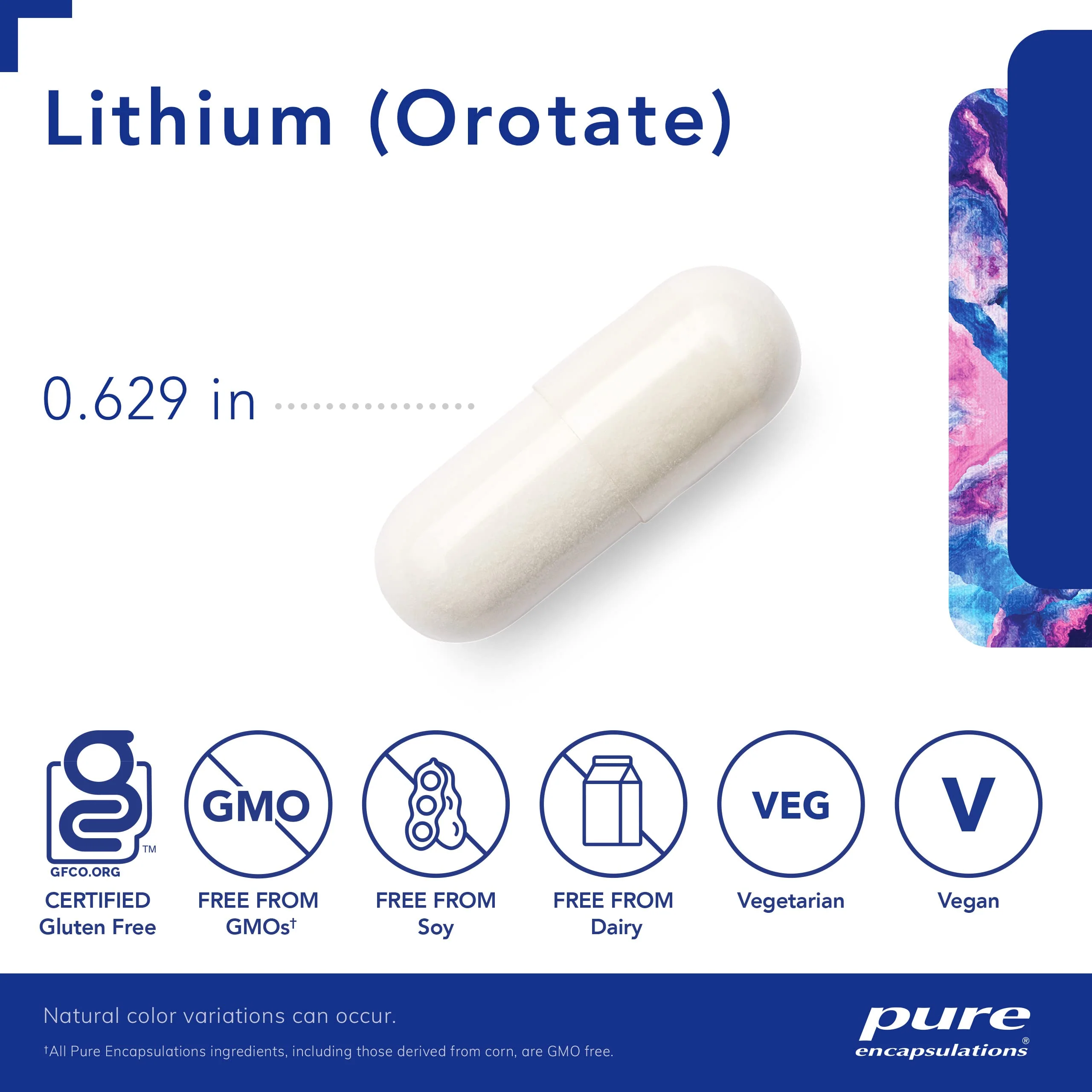 Pure Encapsulations Lithium (Orotate) 1 mg | Support for Calmness and Behavior | 90 Capsules - Image 7
