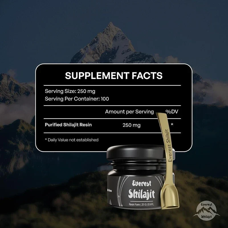 Pure Everest  Shilajit Resin High Potency Gold Grade for Men & Women| 85+ Trace best - Image 4