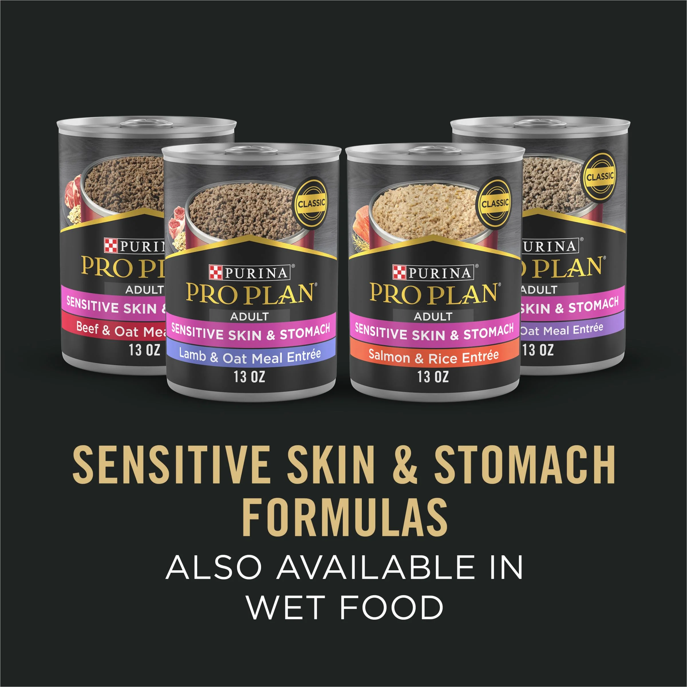 Purina Pro Plan Sensitive Skin and Stomach Dry Dog Food Senior Adult 7 Plus Salmon and Rice Formula - 24 lb. Bag - Image 4