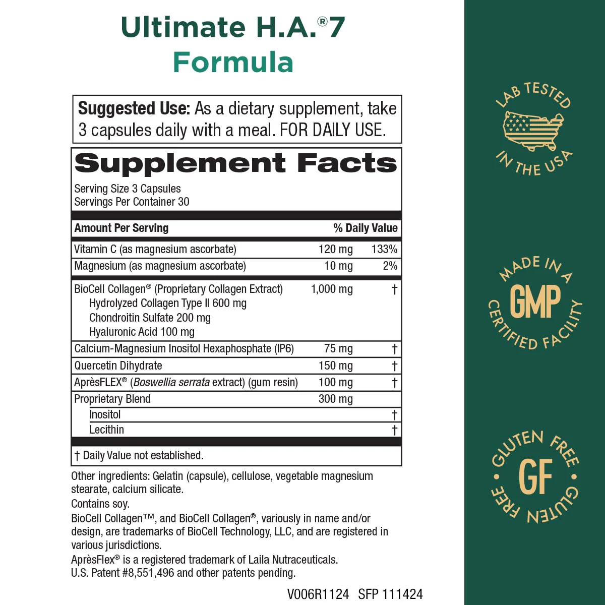 Purity Products - Ultimate H.A.® 7 -90 cap - Image 6