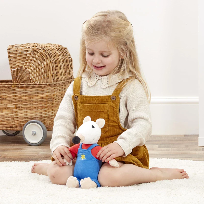 Rainbow Designs Maisy Soft Toy - Soft Stuffed Mouse with Velvety Tail, Maisy Mouse Early Years Book Adventure Character - Great for Bedtime Stories - Image 5