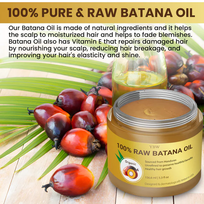 Raw Batana Oil from Honduras - 100% Natural & Organic Dr. Sebi Hair Growth Oil Solution for Men & Women, Raw, Unrefined, Enhances Thickness, Prevents Hair Loss - Image 5